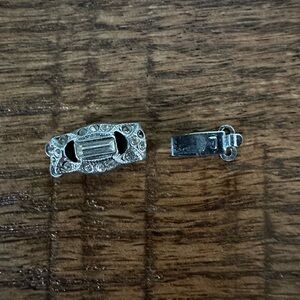 Vintage Silver-Tone Ornate Necklace Clasp